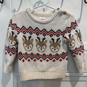 Reindeer sweater by Holiday Time 18m